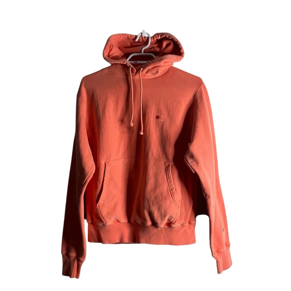 Champion Women's Coral Reverse Weave Sweatshirt Hoodie